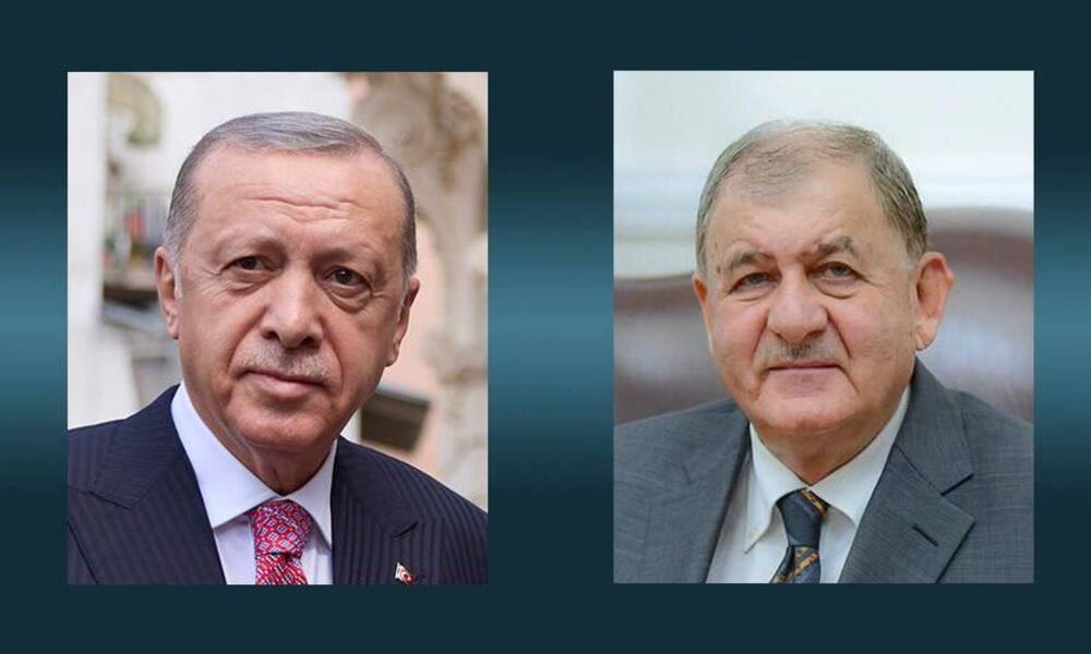 أردوغان يهنئ  نظيره عبد اللطيف بمناسبة انتخابه رئيسا للعراق