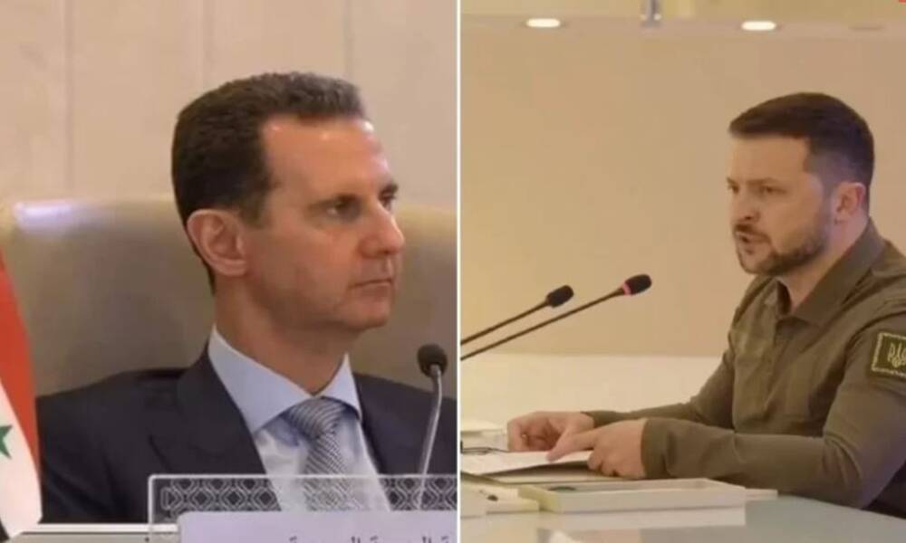 ماذا فعل الرئيس السوري أثناء كلمة زيلينسكي في القمة العربية؟!
