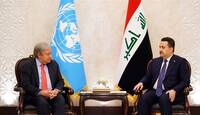 "العراق تجاوز أزمته السياسية وأصبح مفتاحا لحل أزمات المنطقة" .. تفاصيل لقاء السوداني بغوتيريش
