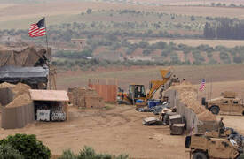 استهداف قاعدة التنف التابعة للتحالف الدولي على الحدود السورية العراقية