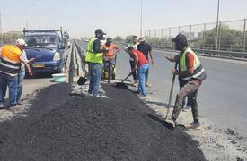 قطع طريق حيوي في بغداد