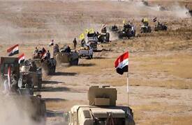 القوات الامنية تعلن انطلاقهم لتفتيش صحراء الحضر في الموصل