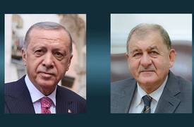 أردوغان يهنئ  نظيره عبد اللطيف بمناسبة انتخابه رئيسا للعراق