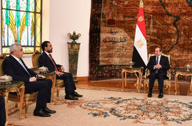 الحلبوسي والسيسي يبحثان استقرار وضع سوريا وتفعيل آلية التعاون بين العراق ومصر والأردن