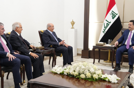 بعد 80 عاماً.. المصرف العربي يعود إلى بغداد والسوداني يستقبل وفده