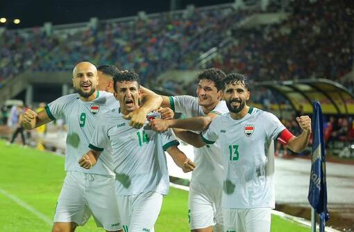 العراق يتوج بــ " كاس الملك " بعد فوزه على المنتخب التايلاندي