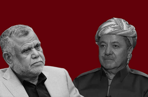حاملاً رسالة من الإطار التنسيقي.. العامري يلتقي مسعود بارزاني الأسبوع المقبل