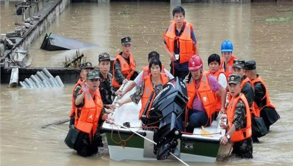اعلام صيني ..مصرع 16 شخص نتيجة السيول والامطار الغزيرة